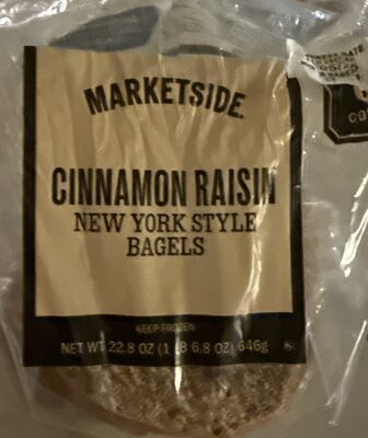 Cinnamon Raisin New York Style Bagels