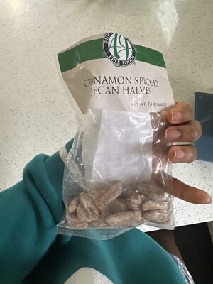 Cinnamon Spiced Pecan Halves