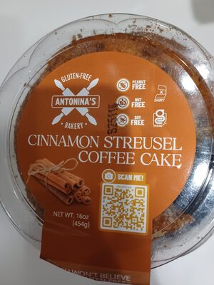Cinnamon Streusel Coffee Cake