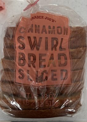 Cinnamon Swirl Bread Sliced