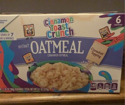 Cinnimon toast crunch oatmeal