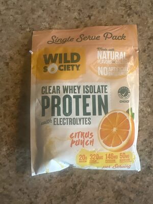 Citrus Punch Clear Whey Isolate With Electrolytes