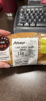 Classic Assorted Dagwood Sandwich - 1/4