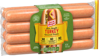 Classic bun length turkey franks