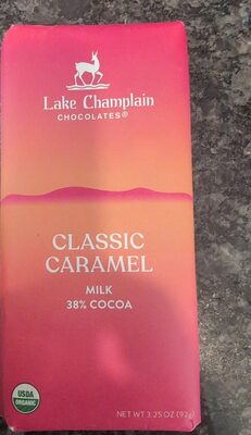Classic Caramel 38% Milk Cocoa Chocolate