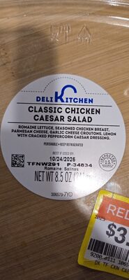 Classic Chicken Caesar Salad