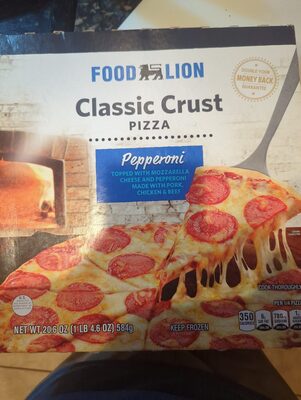 Classic Crust Pepperoni Pizza