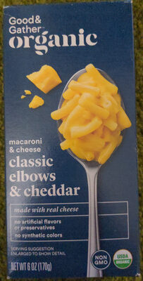 classic elbows and cheddar