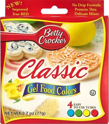Classic gel food colors
