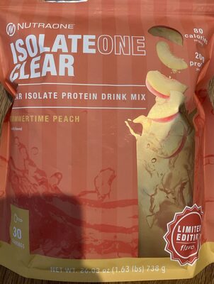 CLEAR ISOLATE PROTEIN DRINK MIX