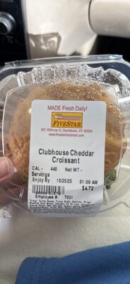 Clubhouse Cheddar Croissant
