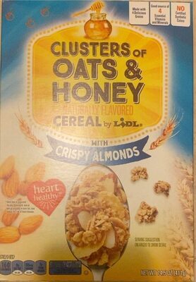 Clusters of OATS & HONEY natural flavored cereal