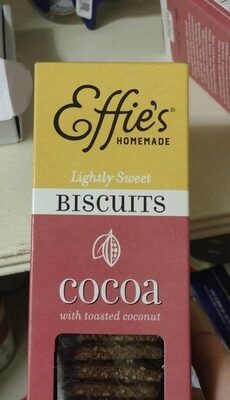 Cocoa biscuits
