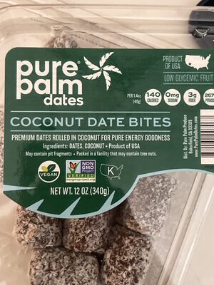 Coconut Date Bites