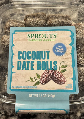 Coconut Date Rolls