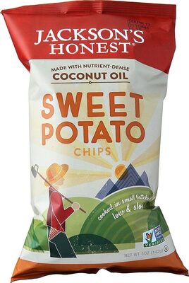 Coconut Oil Sweet Potato Chips Sea Salt