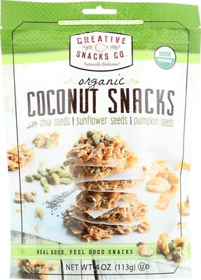 Coconut super seeds snack