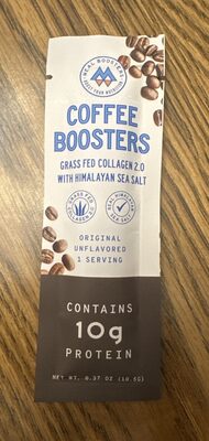 Coffee Boosters Grass Fed Collagen With Himalayan Sea Salt