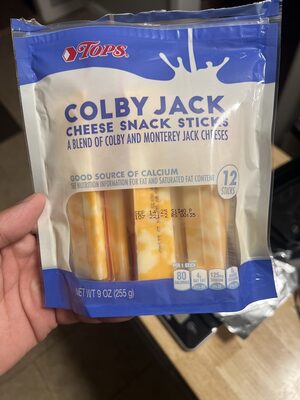 Colby Jack cheese snack sticks