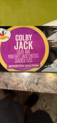 Colby Jack Colby and Monterey Jack Cheeses Cracker Cuts