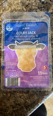 COLBY JACK deli-sliced colby & monterey jack cheese