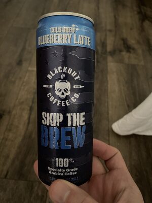Cold Brew Blueberry Latte