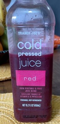 Cold Press Juice Red