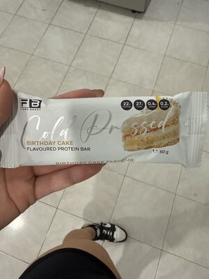 Cold Pressed Birthday Cake Flavoured Protein Bar