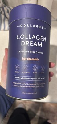 Collagen Dream Advanced Sleep Formula hot chocolate