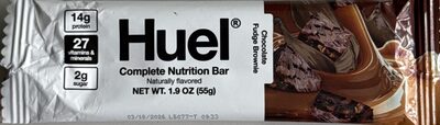 Complete Nutrition Bar - Chocolate Fudge Brownie