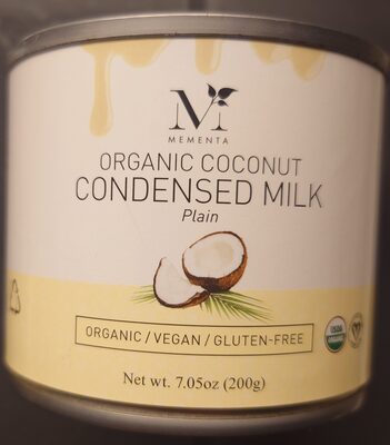 Condensed Coconut Milk - Organic - Plain