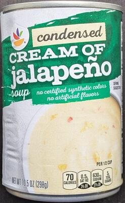 Condensed Cream of Jalapeno Soup