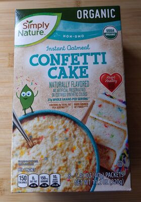 Confetti Cake Instant Oatmeal