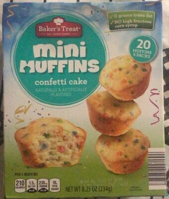 Confetti Cake Mini Muffins