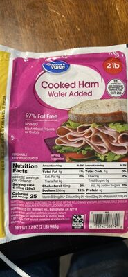 Cooked Ham Water Added