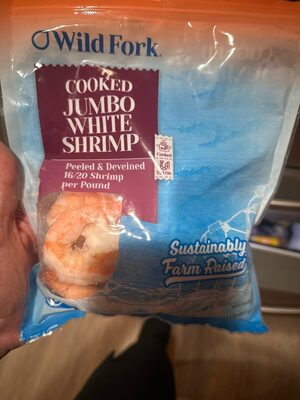 Cooked Jumbo White Shrimp