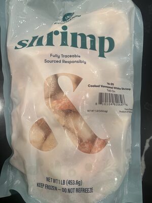 Cooked Vietnamese White Shrimp