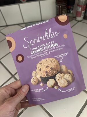 Cookie Dough Cupcake Bites