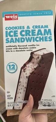 Cookies & Cream Ice Cream Sandwiches