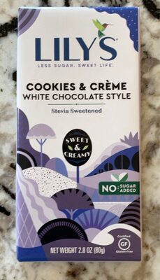 Cookies & Cream White Chocolate Style Bar