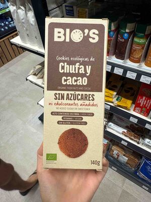 Cookies Ecológicas De Chufa Y Cacao (organic Tiger Nuts And Cocoa)