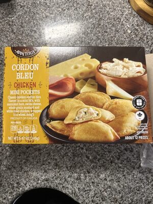 Cordon Bleu Chicken Mini Pockets