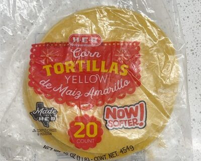 Corn tortillas yellow