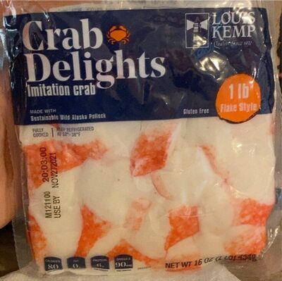 Crab Delights, imitation crab
