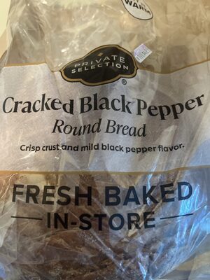 Cracked Black Pepper Round Bread