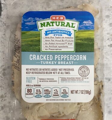 Cracked peppercorn turkey breast