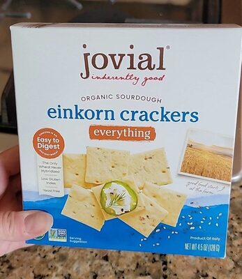 Crackers, Organic Einkorn Sourdough Everything