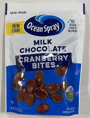 Craisins milk chocolate dried cranberries