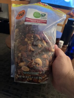 Cranberries and Cherries Trail Mix