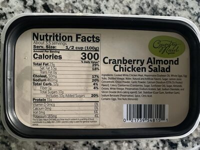 Cranberry Almond Chicken Salad